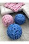 -Marshmallow Yarn-Color-Beige- 2.50Cm/790Grm-Hand Knitting Yarn-Bag Yarn-Hobby Yarn-Knot Pillow Yarn - 5