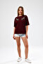 Sequin Double Tiger Embroidered Premium Fabric T-Shirt - 4
