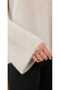 Women's Crew Neck Soft Textured Loose Cut Long Sleeve Knitwear Sweater - 5