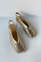 Women's Genuine Leather Slingback Ballerinas |   Anka - 4