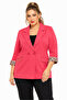 Formal jacket made of cotton crepe fabric with patterned satin lining SUAL