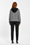 Women's Plaid Hooded Comfortable Fit Sweatshirt - 2