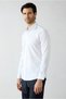Long Sleeve Slim Fit Classic Patterned 100% Cotton Shirt - 2