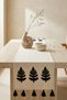Tree of Life Embroidered Tassel Embroidered Cotton Runner Tablecloth 40X130 cm - 2