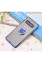 Galaxy S10E Colorful Transparent Gess Case with Ring Stand Corners