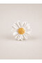 4-Piece Daisy Concrete Napkin Holder – Pearl Detailed Handmade Tableware and Table Decoration - 2