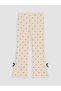 Girl's Pants Spanish Style Polka Dot Bow Detail Flexible Waist Casual Stylish Model W6Q456B1 - 2