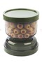 Sand Clock Olive Pickle Container Storage Container with Strainer Kitchen - 5