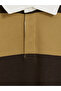 Ozmarka New Season Yellow Polo Collar Striped Men's Sweatshirt - 6