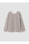 Striped Oversize Women's Sweatshirt Tunic - 5