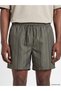 Lcw swimwear green short length striped men's swim shorts - 3