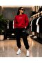 Zero Collar Sweat Suit 2-Piece Combination Winter Shardoon Brooklyn Printed Women's / Men's Unisex Model
