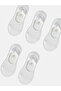 Two Mt Shop Quality Lcw Dream Ecru Plain 5-Piece Pack Women's Ballerina Socks - 2