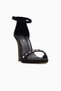 Women's Thin Heeled Evening Dress Shoes 26Y Ykşk-8594 Black Satin - 4