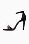 Women's Thin Heeled Evening Dress Shoes 26Y Ykşk-8594 Black Satin - 2