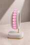 Pink Stone Steel Bracelet