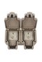 Comtec double socket, surface-mounted, with cover, protective contact, IP66, gray