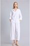 Barrel Fit Linen Blend Elastic Waist Elastic Leg Trousers I1195Ax26Hs - 3