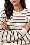 Busem Striped Ribbed Crew Neck Sweater - 4