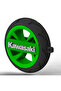 Kawasaki Tire Wheel Detailed Motorcycle Keychain - 3