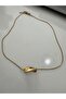 Steel Twist End Necklace - 2
