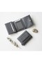 100% Genuine Leather Credit Card Holder and Wallet with Mechanism and Coin Slot - 2