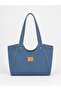 Au Jour Denim Shoulder Bag