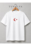Tunalya Ataturk and Turkish Flag August 30Th October 29Th April 23Rd Designed Premium Printed Unisex Cotton National Day T-Shirt