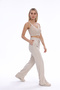 Linen Blend Loose Fit Pants - 5