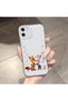 iPhone 12 Compatible Camera Protected Anti-Shock Aesthetic Print Patterned Transparent Silicone Case - 2