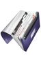 Mapa plastic 6 compartimente albastru-violet tip proiect style - 2