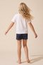 Hello Kitty Licensed 100% Cotton Ecru Multi-Colored Crew Neck Shorts Pajama Set 26120201 - 5