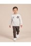 Boys Grey Embroidered Sweatshirt - 2
