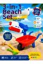 3-Piece Beach Set Water Gun + Wheelbarrow + Digging Shovel Children's Summer Toy Set (Colors May Vary) - 2