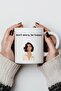 330ml Printed White Ceramic Mug with Humorous Motivational Design - 5