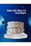 شريط LED للتلفزيون متغير اللون يتم التحكم فيه عن طريق الترددات اللاسلكية 2MT - 2