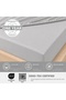 Home Premium Elastic Fitted Sheet – Oeko-Tex Certified, Soft Cotton Fitted Sheet, Breathable, Flexible Edges, Non-Slip, Anti-Sweat Bed Sheet - 2