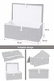 Set of 6 Boxes with Lids Hurç Mega Plus 70X40X30 cm - 4