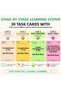 Wooden Clock Learning Set – Educational Children's Clock with 30 Task Cards, Ages 3+ - 4