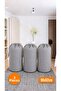 3 Pieces Gray Drawstring Storage Bag Xlarge 86X62 cm - Moving Bag - Quilt Pillow Laundry Storage Bag