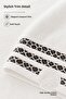 Set of 4 Hand and Face Towels 50X90 cm Leopard Elegance - 5