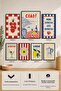 7-Frame View of the Mediterranean |   Lemon |   Olive |   Modern |   Italian & Mediterranean Style |   Living Room, Office, Kitchen and Study Room Wall Decor