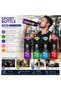 Double Colored Plastic Sports Water Bottle with Handle and Straw 1000ml Any Color Will Be Sent () Glbl-St - 2