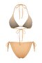 Ten Rengi Taş Baskı Üçgen Kaplı Brazilian Normal Bel Bikini Takımı TBESS24BT00131 - 5