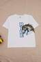 White Boy's Printed Knitted T-Shirt Tkdss26Ts00078 - 4
