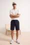 Navy Blue Cotton Flexible Breathable Fabric Men's Shorts & Bermuda Tmnss26Sr00022 - 2