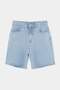 Blue Stone Detailed High Waist Denim Bermuda Twoss26Sr00242 - 5