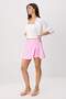 Pink Modal Mini Short Skirt Twoss26Et00107