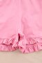 Pembe %100 Pamuklu Fırfırlı Şortlu Örme Pijama Takımı THMSS22AU0304 - 10
