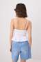 White Front Ruffle Detail Woven Blouse Twoss26Bz00773 - 9